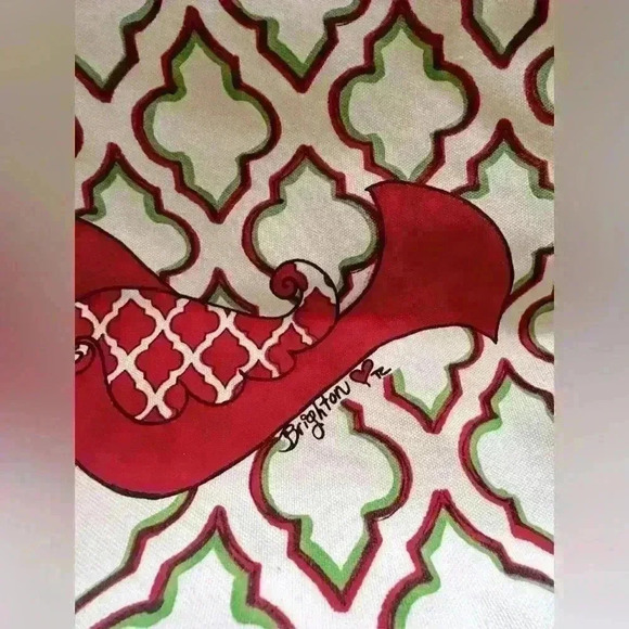 Brighton Love & Joy Canvas Tote Bag Christmas New With Tags - Picture 5 of 10